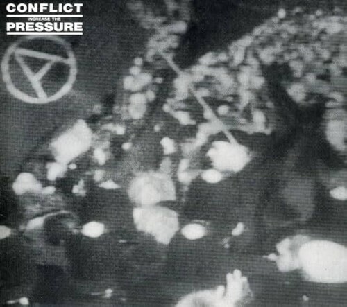 Conflict - Increase The Pressure - Clear Black & White Splatter Vinyl