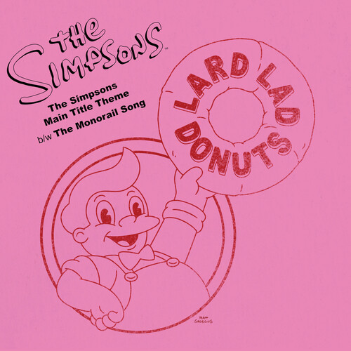 Simpsons (10in) (Ltd) (Dicu) - Main Title Theme / The Monorail Song (10in) vinyl record cover