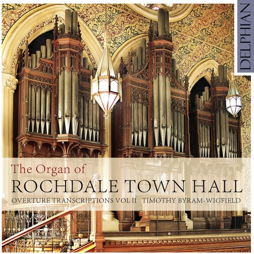 Byram-Timothy Wigfield - Organ of Rochdale Town Hall - Overture Transcripts vinyl record cover