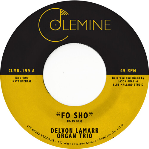 Delvon Lamarr Organ Trio - Fo Sho [Vinyl Single]