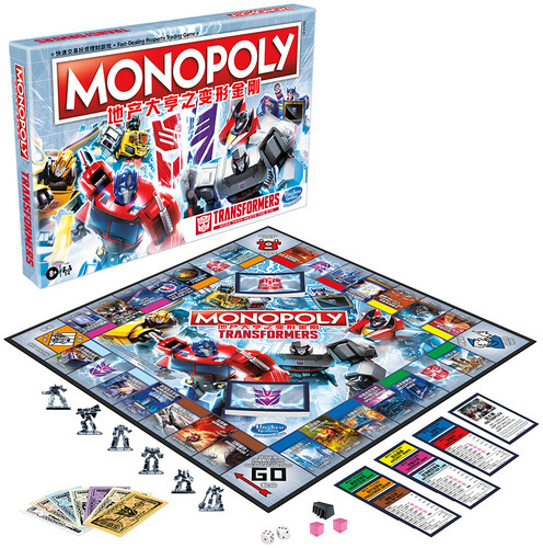 Transformers - Hasbro Gaming - Monopoly Transformers