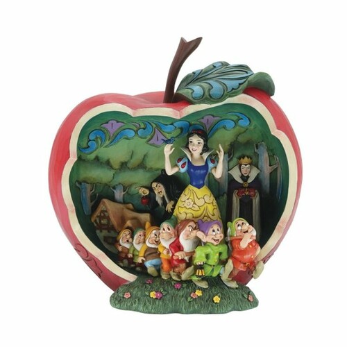 Enesco - Disney Traditions Snow White Apple Scene 8in Statu