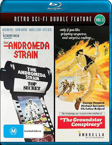 Andromeda Strain / Groundstar Conspiracy - The Andromeda Strain / The Groundstar Conspiracy (Retro Sci-Fi Double Feature Volume 5)