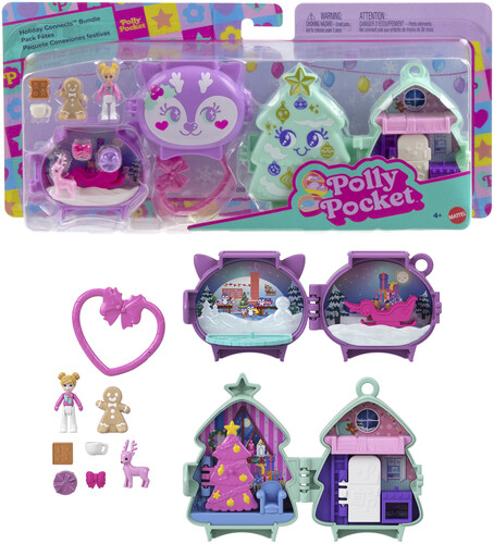Polly Pocket - Polly Pocket Seasonal Winter Holiday 2025 2 Pack | Cactus  Music