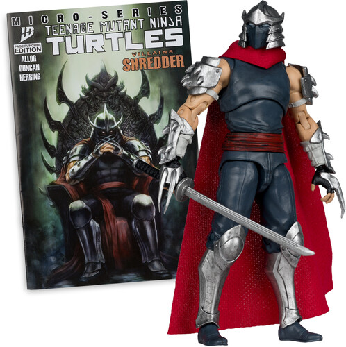 McFarlane Toys - Teenage Mutant Ninja Turtles - Page Punchers - Shredder 5" Action Figure with Comic (TMNT)