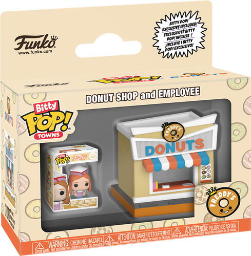 Funko Bitty POP! Towns: City Donut Shop and Employee