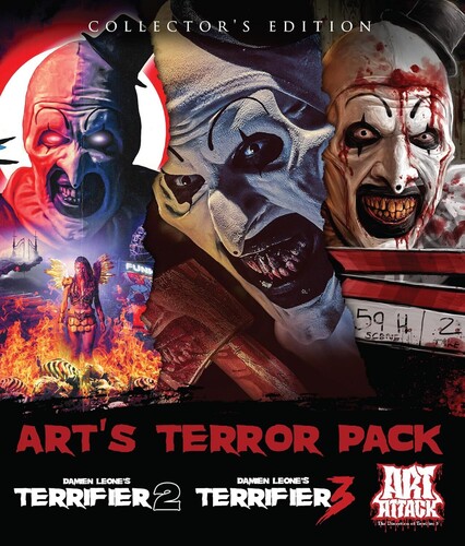 Art's Terror Pack: Terrifier 2 / Terrifier 3 / Art Attack: The Dissection of Terrifier 3