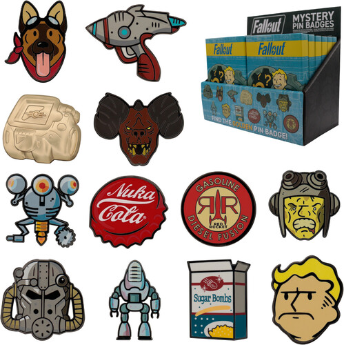 FALLOUT MYSTERY PIN CDU CONTAINING 12 BLIND BOXES 