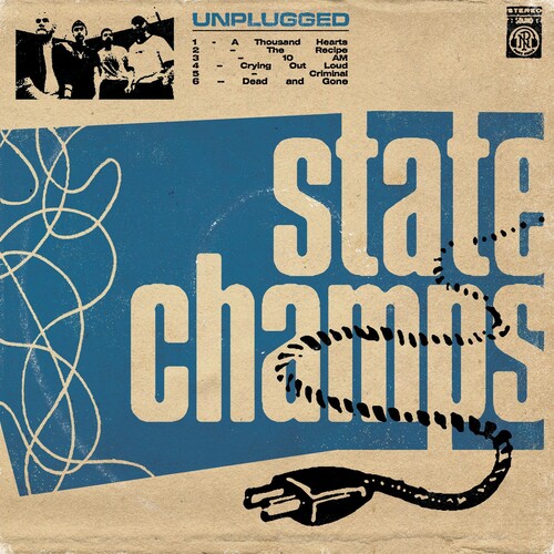 State Champs - Unplugged EP [Indie Exclusive Limited Edition Sea Blue Milky Clear w Heavy Aqua Splatter Vinyl]