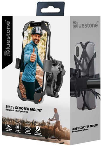 Bluestone Mb1Bk Bike/Scooter Phone Mount Black - Bluestone Mb1bk Bike/Scooter Phone Mount Black