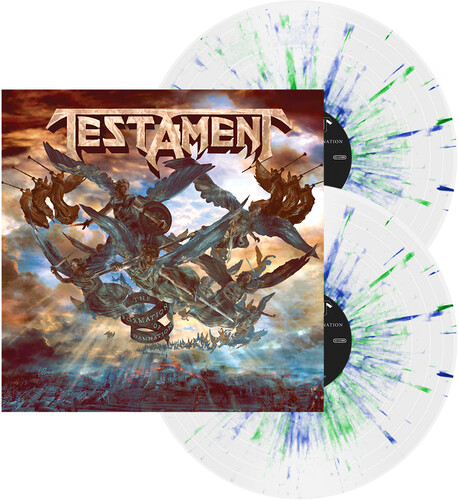 The Formation of Damnation (White w/  Blue & Green Splatter)