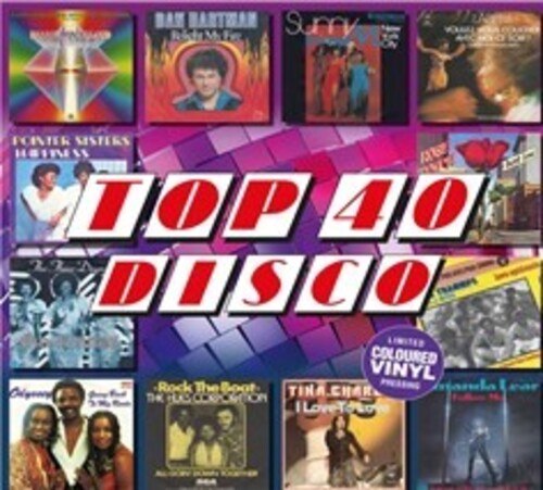 Top 40 Disco / Various - Top 40 Disco / Various [Colored Vinyl] (Ofgv) (Spla) (Hol)