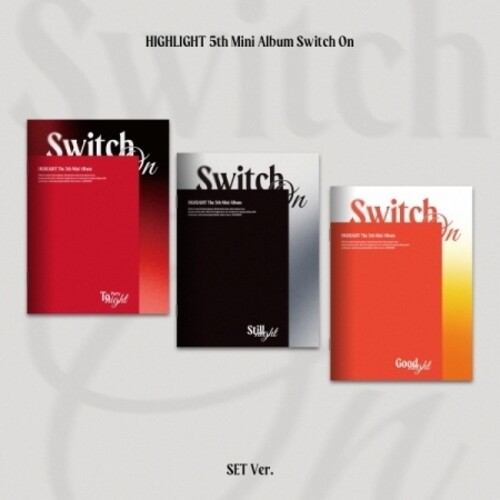 Switch On - Random Cover - incl. 64pg Photobook, Mini-Cover Photobook, 12pg Lyrics Book, Sticker, Photocard, Postcard, Film Photo + Folded Poster