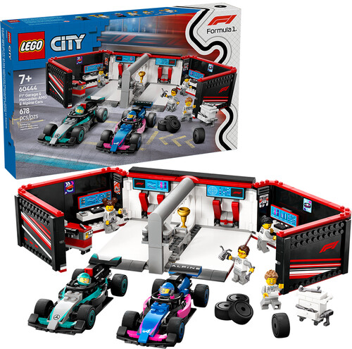 FORMULA 1 F1 GARAGE & MERCEDES AMG & ALPINE CARS