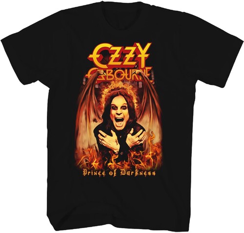 OZZY OSBORNE DEMON WINGS TSHIRT LARGE BLACK