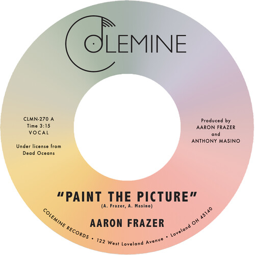 Aaron Frazer - Paint The Picture / Back Into The World vinyl record cover