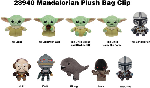 mandalorian plush bag clip