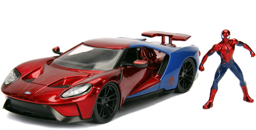 1:24 2017 FORD GT W/ SPIDERMAN FIGURE