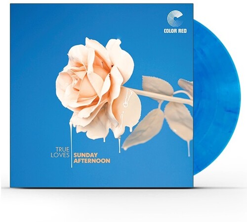 True Loves - Sunday Afternoon (Blue Marbled Vinyl) (Blue) vinyl record cover