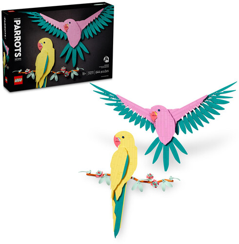 LEGO ART THE FAUNA COLLECTION MACAW PARROTS