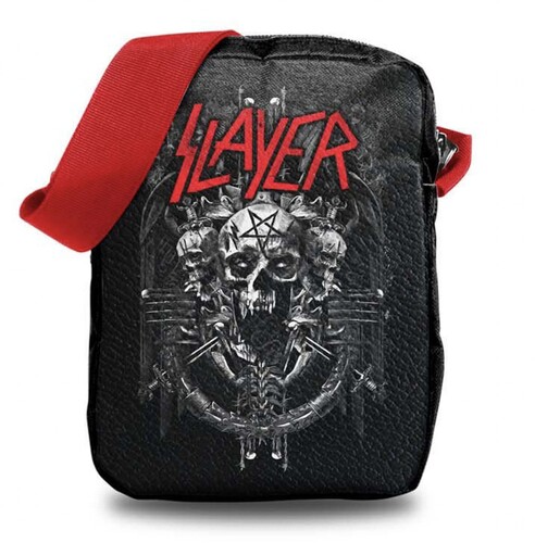ROCKSAX SLAYER SKULLS XBODY BAG BLK