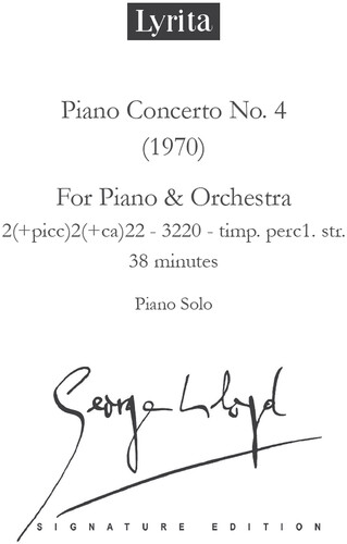Piano Concerto No. 4 Piano Score