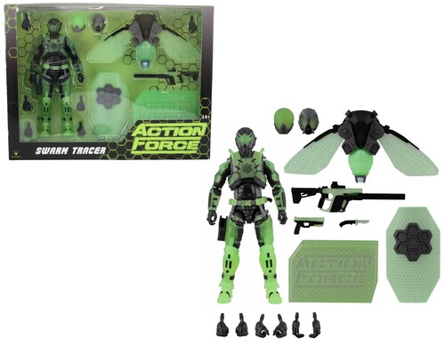 Action Force  Series 4  Swarm Tracer DLX Action Figure