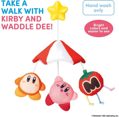 KIRBY PLUSH STROLLER TOY
