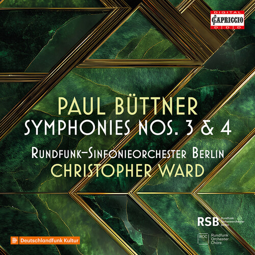 Rundfunk-Sinfonieorchester Berlin - Paul Buttner: Syms Nos. 3 & 4 vinyl record cover
