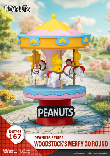 PEANUTS SERIES - WOODSTOCK'S MERRY GO ROUND FIG