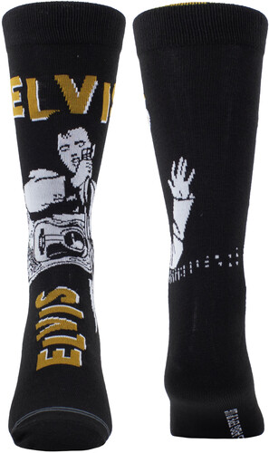 Perri's - Elvis Presley - Sketch - Crew Socks