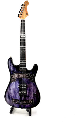 The Mini Axe - Bon Jovi - New Jersey - Mini Guitar Replica Collectible