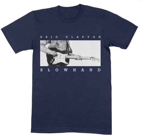 Eric Clapton - Slowhand Tour 2025 - T-Shirt - Small (Navy)