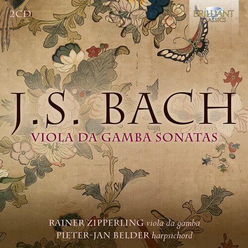 Rainer Zipperling - J.S. Bach: Viola Da Gamba Sons vinyl record cover