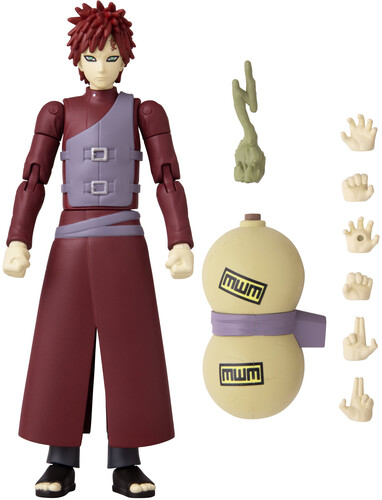 ANIME HEROES NARUTO GAARA 6.5IN ACTION FIGURE