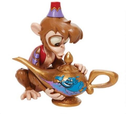 DISNEY TRADITIONS ALADDIN ABU W/GENIE LAMP 4.5IN F|alliance entertainment