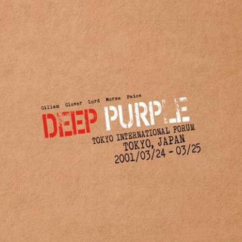 Deep Purple - Live In Tokyo 2001 [Clear Vinyl] (Red)