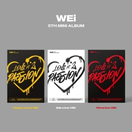 Love Pt.2 : Passion - incl. 84pg Photo Book, Lyric Book, Film Photo, ID Card + 2 Photo Cards [Import]