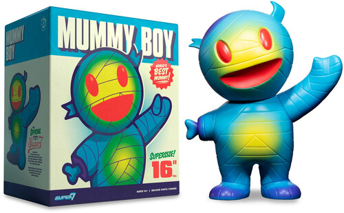 SUPER7 SUPERSIZE VINYL - MUMMY BOY (BLUE/ YELLOW)