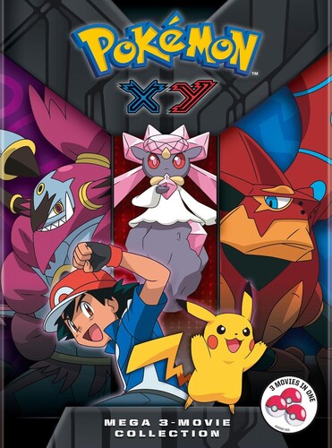 Pokemon XY Mega 3-Movie Collection