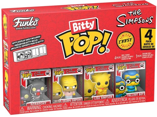 BITTY POP SIMPSONS SCRATCHY 4 PACK