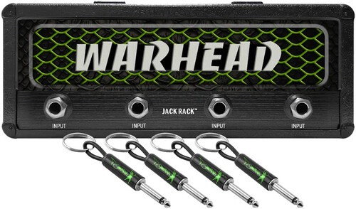 Pluginz - Dimebag Darrell - Magnetic Jack Rack - Limited Edition Warhead Glow in the Dark with 4 Guitar Plug Keychains