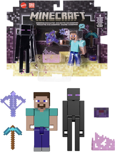 MINECRAFT 3 25IN ENDERMAN ENCOUNTER STORYPACK