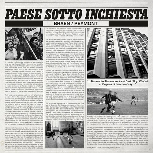 Braen / Peymont - Paese Sotto Inchiesta vinyl record cover