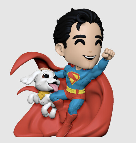 YOUTOOZ - DC COMICS SUPERMAN AND KRYPTO FIGURE