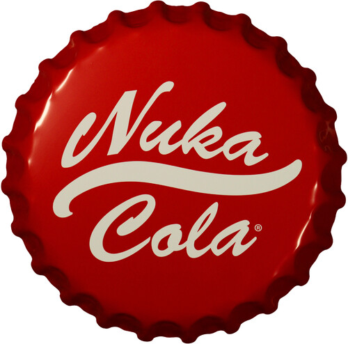 FALLOUT NUKA-COLA BOTTLE CAP TIN SIGN 