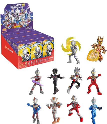 Blokees - Ultraman - Galaxy Version - Wv16: Fusion and Rebirth 9CT PDQ Display