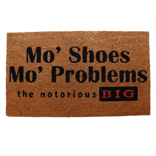 NOTORIOUS BIG - MO' SHOES 29 X 17 DOORMAT