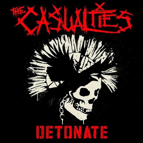 Casualties - Detonate (red With Black Splatter Vinyl)