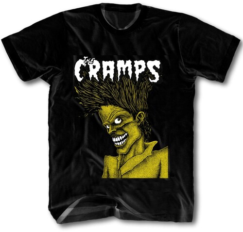 CRAMPS BAD MUSIC FOR BAD PEOPLE SHIRT LARGE BLACK